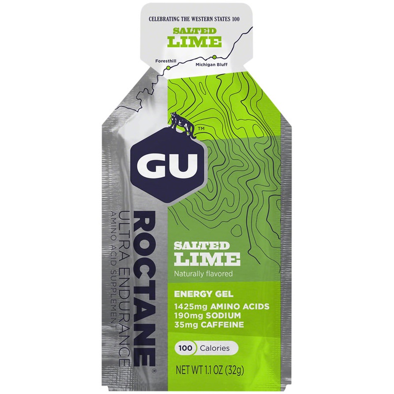 GU Roctane Energy Gel – Salted Lime, Box of 24