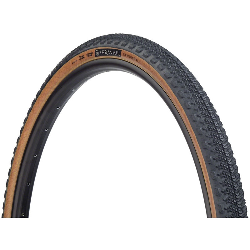 Teravail Cannonball Tire – 650b x 40 Tubeless Folding Tan Light and Supple