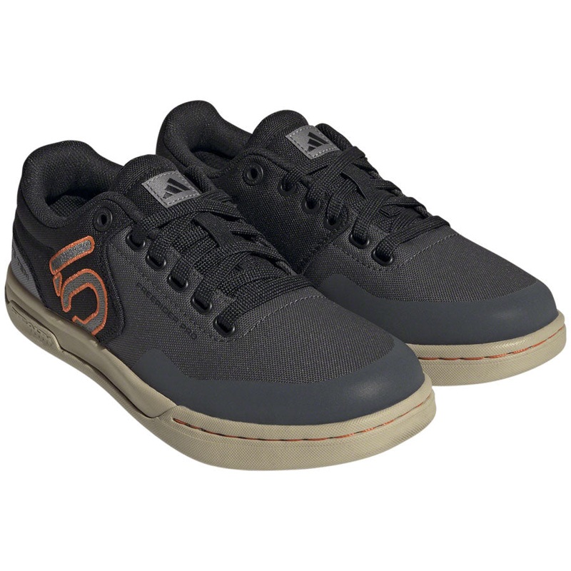 Five Ten Freerider Pro Canvas Flat Shoes – Women’s, Gray Six/Gray Four/Impact Orange, 7