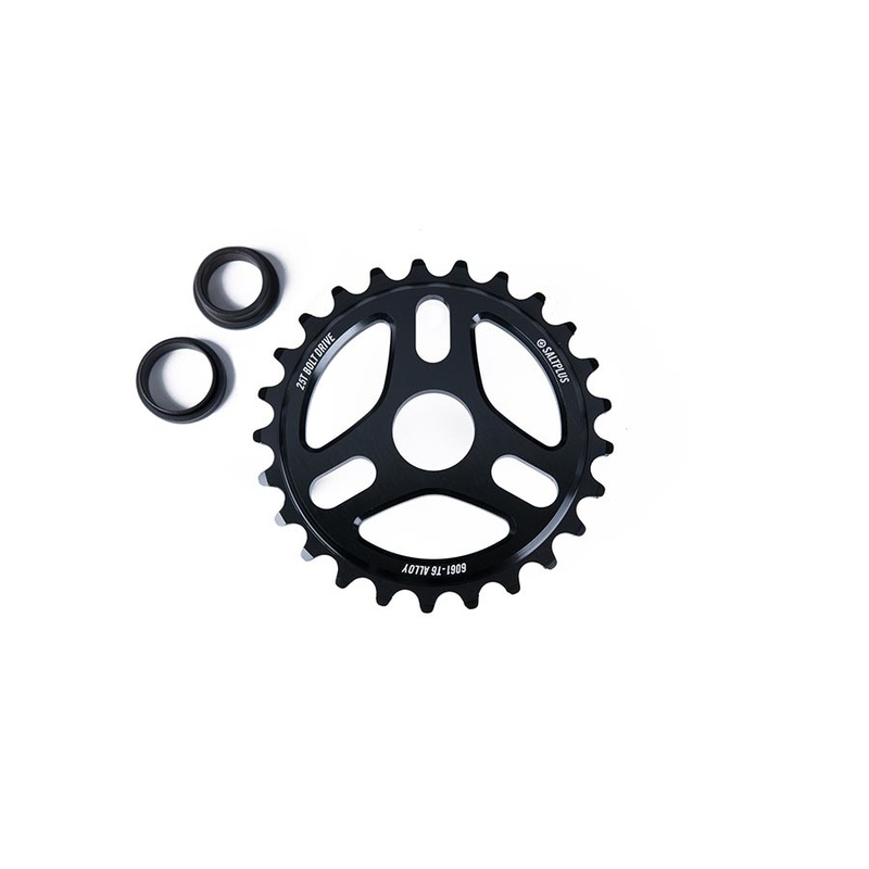 Salt Plus Trident Aluminum Chainrings Set  25T & 28T CNC Machined 6061-T6 BMX & Fixed Gear Bicycle Sprockets