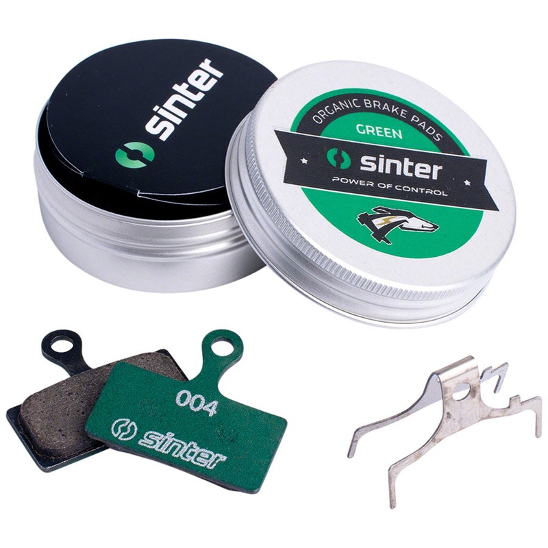 Sinter Green s2032 Compound Organic Disc Brake Pads – Shimano G Type, Sinter Type 004, One Pair