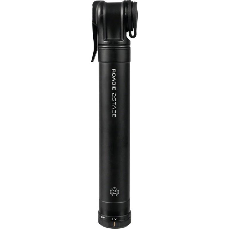Topeak Roadie Mini Pump – 2Stage 160psi Black