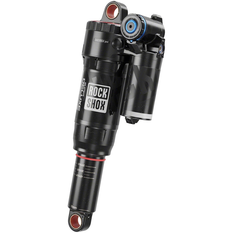 RockShox Super Deluxe Ultimate RC2T Rear Shock – 210 x 52.5 mm, Linear Air, 0 Neg/2 Pos Token, Reb 55 / Comp 30, L/O4,