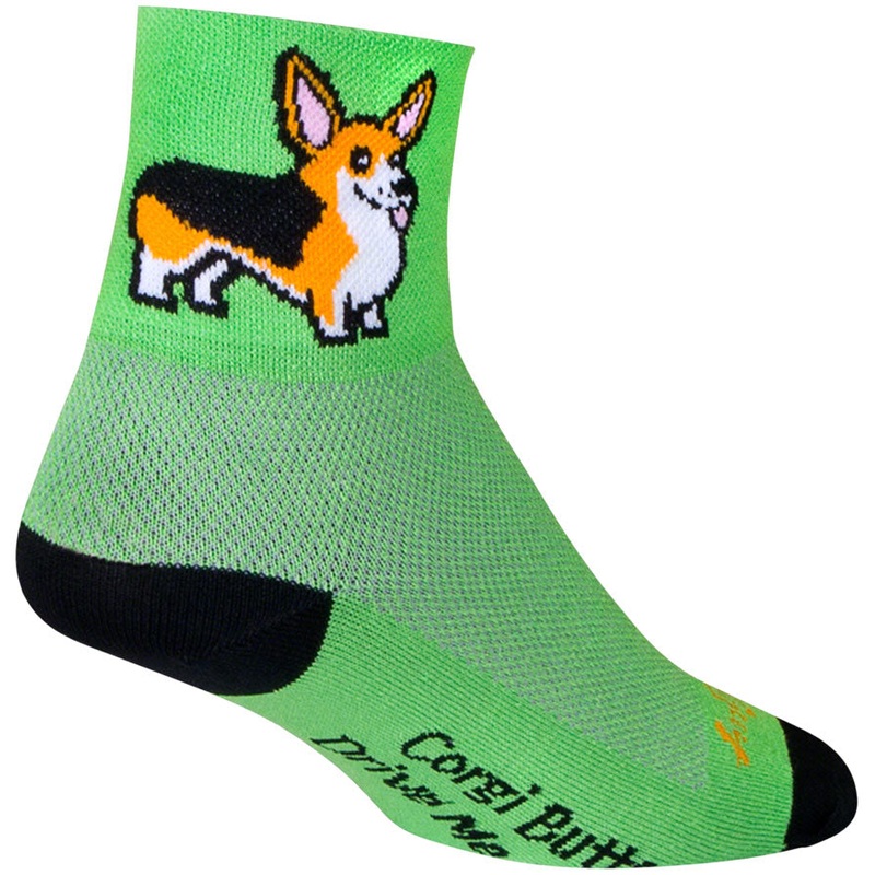 SockGuy Classic Ernie Socks – 3″ Green Small/Medium