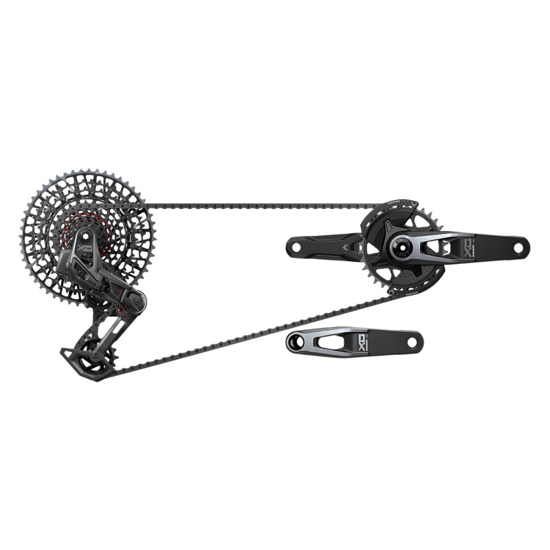 SRAM X0 T-Type Eagle Transmission Groupset – 175mm Crank 32t Chainring AXS POD Controller 10-52t Cassette Rear Derailleur Chain V2