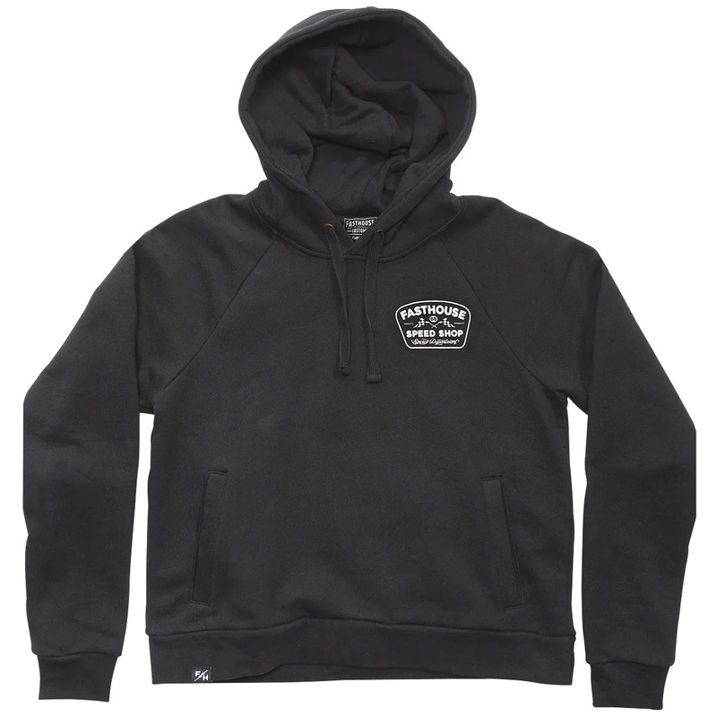 Fasthouse Wedged Hooded Pullover – Womens – Black