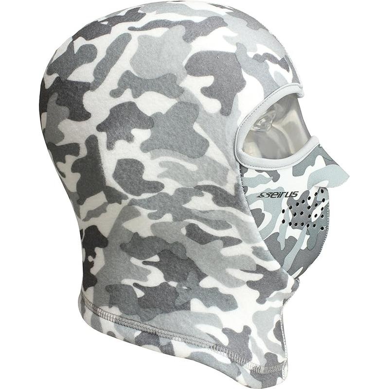 Seirus Innovation Jr Combo Clava – Camo-Gray/White – Junior