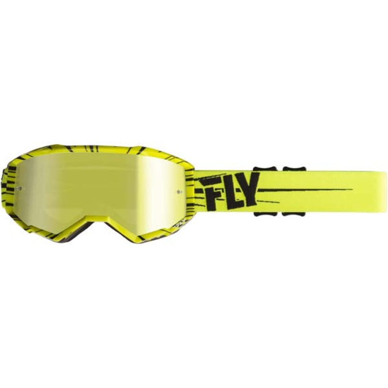 Fly Racing 2019 Zone Goggles-Hi-Vis/Yellow/Black/Gold Mirror