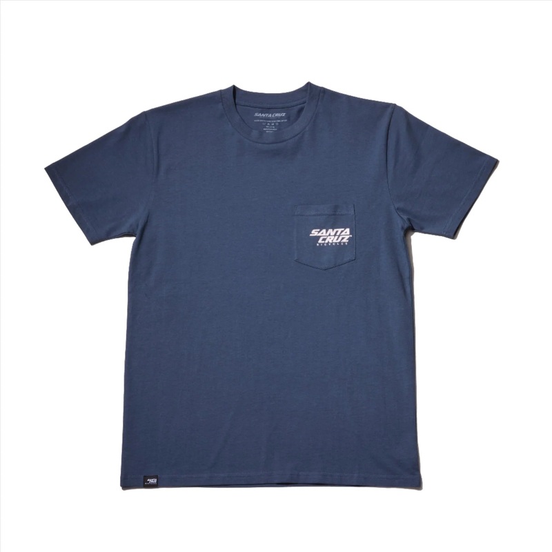 Santa Cruz Stash Pocket Tee – Maritime Blue