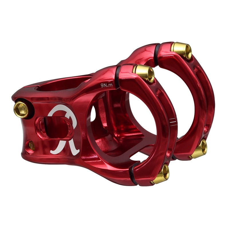 Spank Split 35 Rainier Beer Stem Red with Gold Top Cap