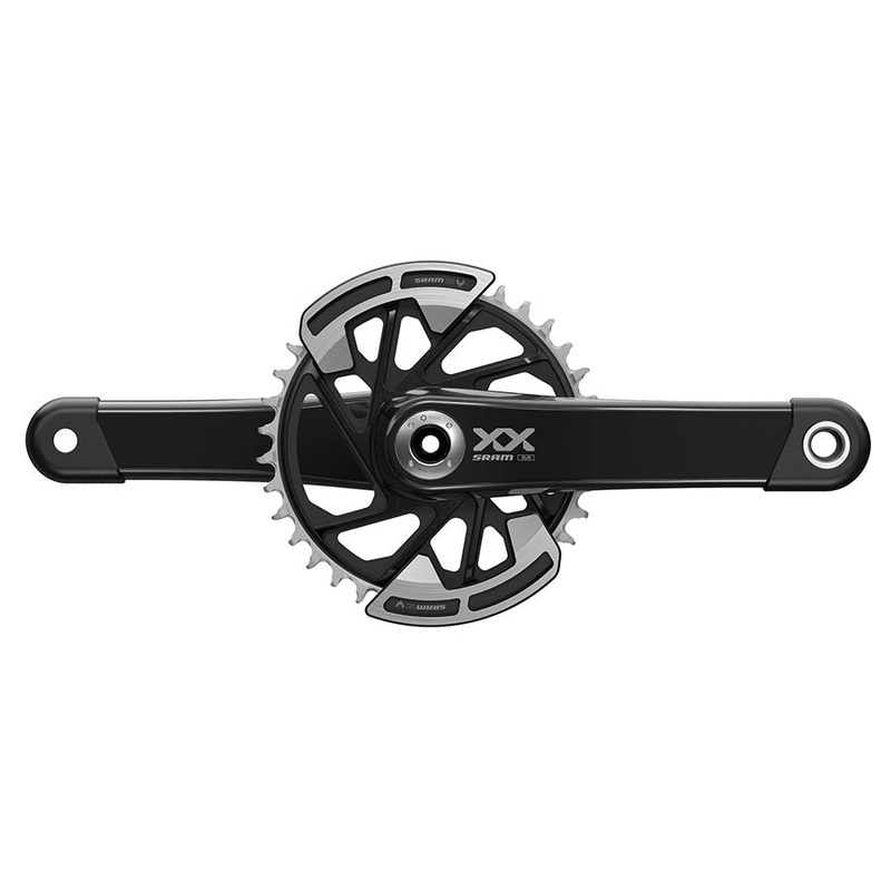 SRAM XX Eagle T-Type Wide Crankset – 175mm 12-Speed 32t Chainring Direct Mount 2-Guards DUB Spindle Interface BLK