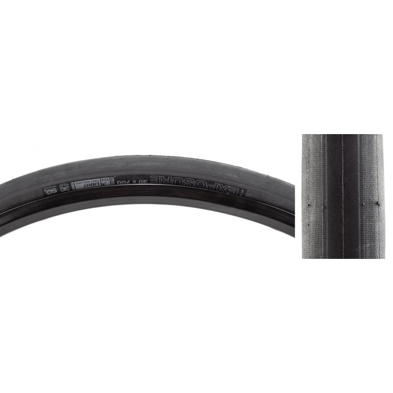 Tire Wtb Exposure 700X30 Black/Bk Light Frt Cs120/Dna/Sg2 Fold
