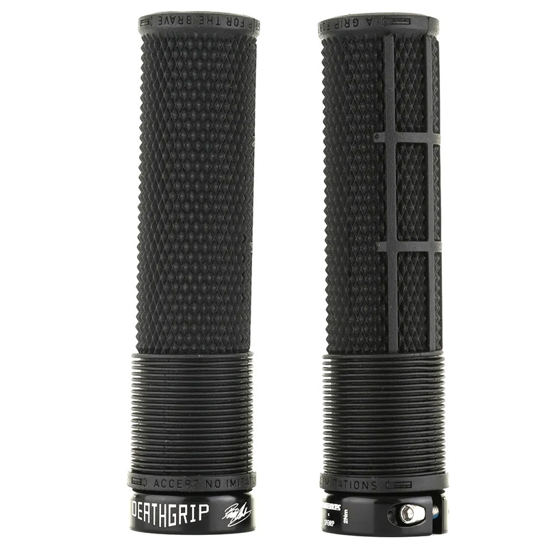 DMR DeathGrip 2 Race Edition Grips – Thin Lock-On Black Flangeless