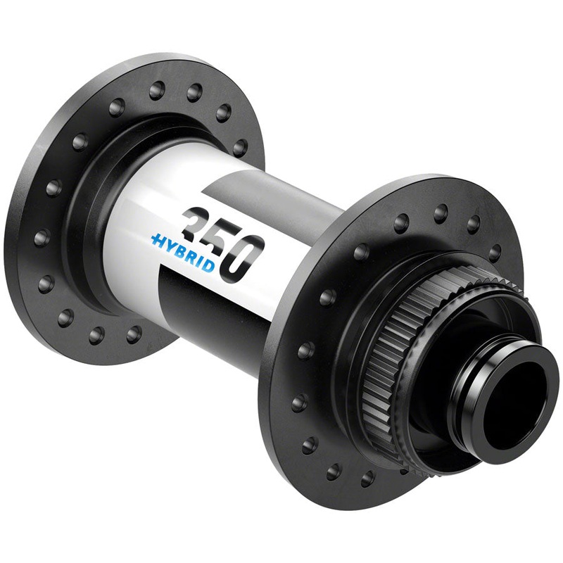 DT Swiss 350 Hybrid Front Hub – 15 x 110mm Center-Lock Black 32h