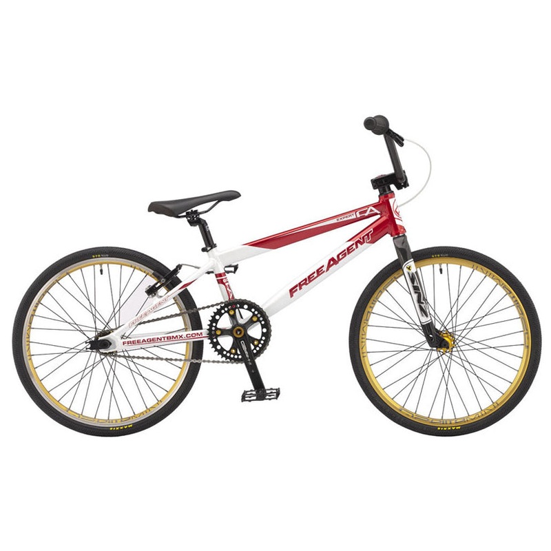 Free Agent Team Expert BMX Race Bike-Red/White