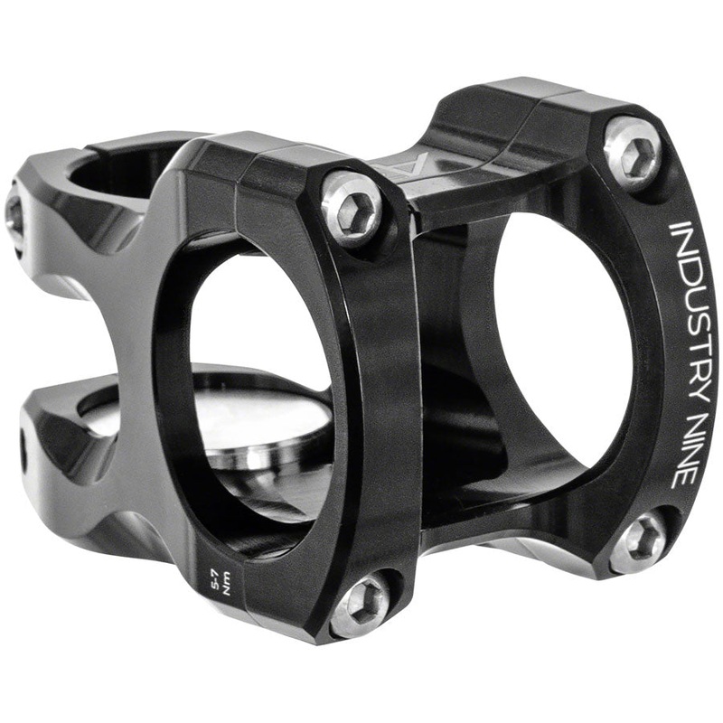 Industry Nine A35 Stem – 40mm, 35 Clamp, +/-8, 1 1/8″, Aluminum, Black – Open Box, New