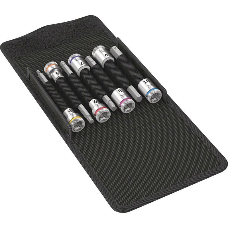 Wera 8740 B HF 1 Zyklop bit socket set with holding function – 3/8 drive 7 pieces