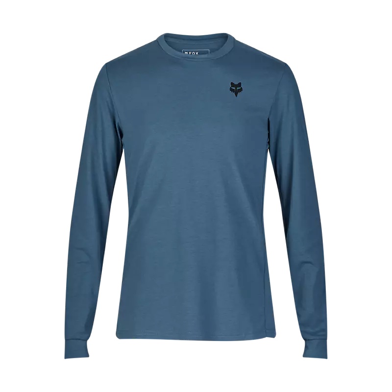 Fox Racing Ranger Dri Release Long Sleeve MTB Jersey – Shepherds – Dark Vintage Blue
