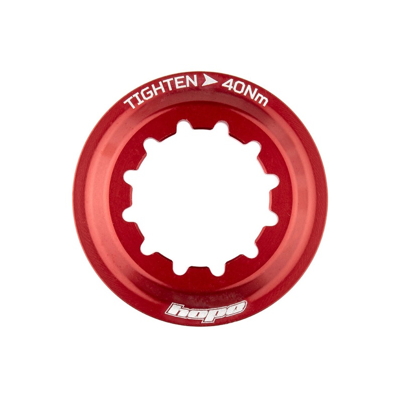 Hope Center Lock Disc Lockring – Red