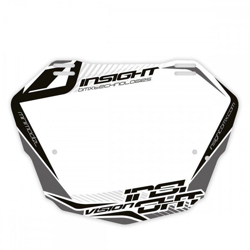 Insight V2 BMX Pro Number Plate – Black