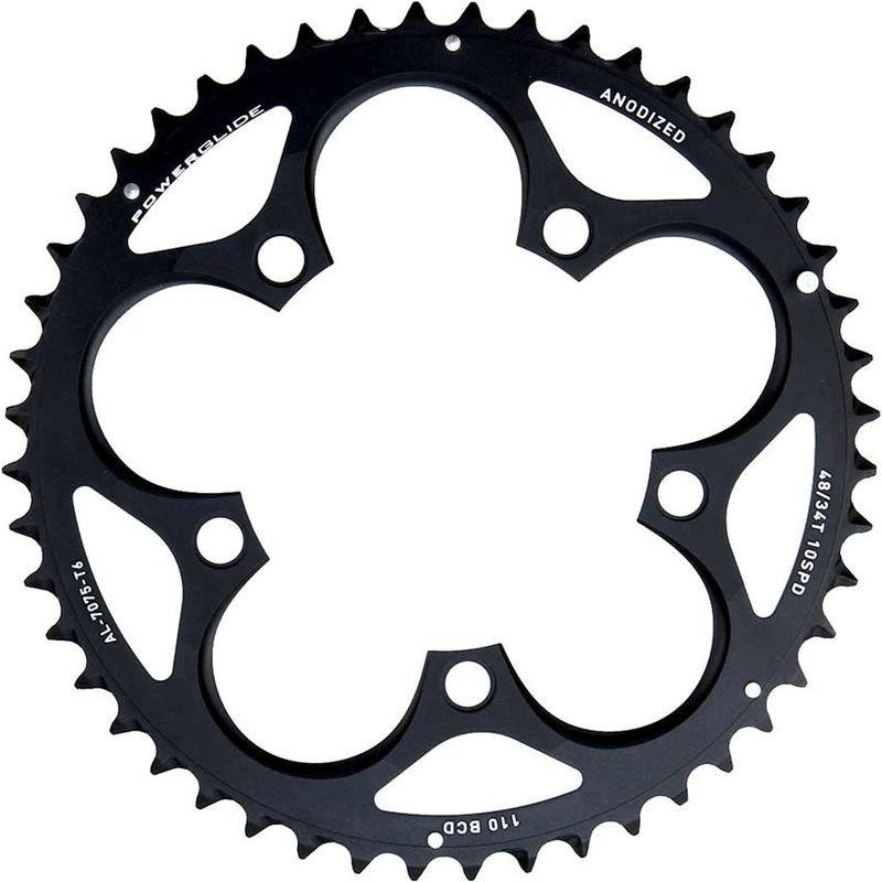 SRAM Force/Rival/Apex 48T 10-Speed 110mm Black Chainring for GXP Crank Long Over-shift Pin Use with 34T
