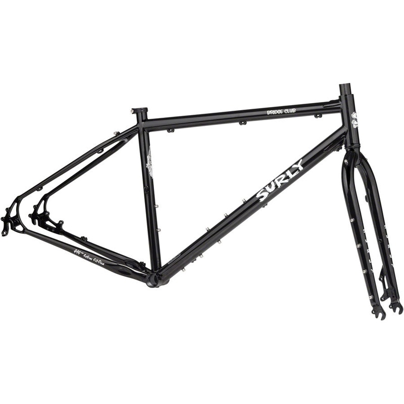 Surly Bridge Club Frameset – 27.5″ Steel Trevors Closet Black Large