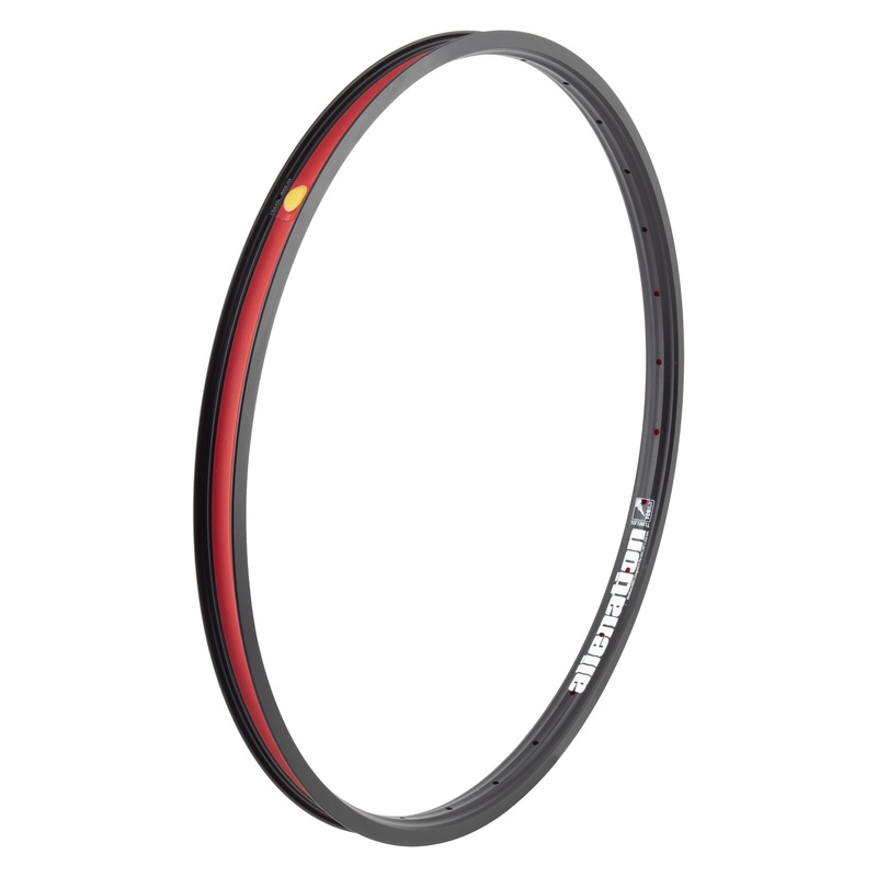 24″ (507mm) Alienation Malice G69 TSC 2.0 Rear Double Wall BMX Rim  – 28h – Black