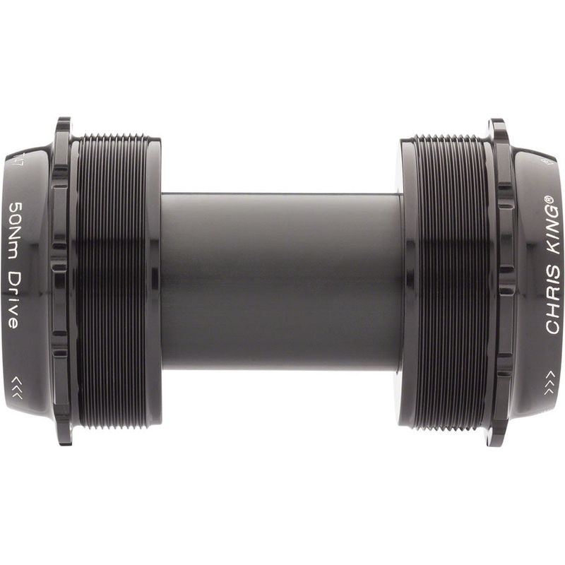 Chris King ThreadFit T47 24x Bottom Bracket with Fit Kit 6 – T47 For SRAM/Truvativ GXP Black