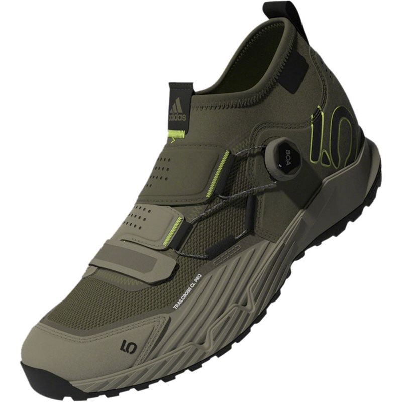 Five Ten Trailcross Pro Mountain Clipless Shoes – Men’s Green/Black/Green 6.5