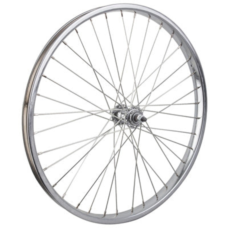 Ft Whl,24X2.125,Cp,Stl,36H 3/8”,Sw,Sil,100Mm 24” Steel Cruiser/Comfort Wheels  Wheels  24”