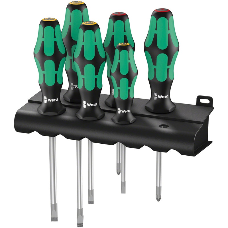 Wera 334/6 Rack Screwdriver Set – Kraftform Plus Lasertip and Rack