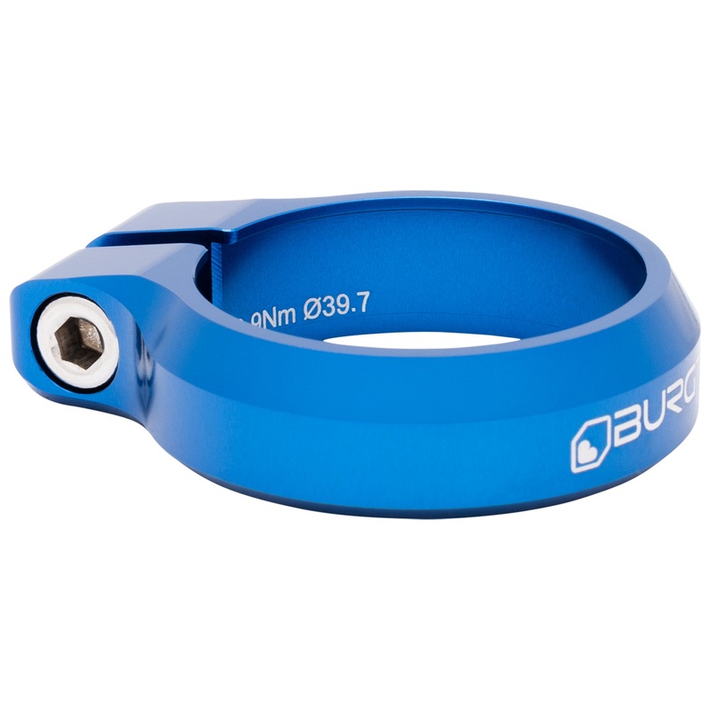 Burgtec Seat Clamp – 39.7mm Diameter – Deep Blue