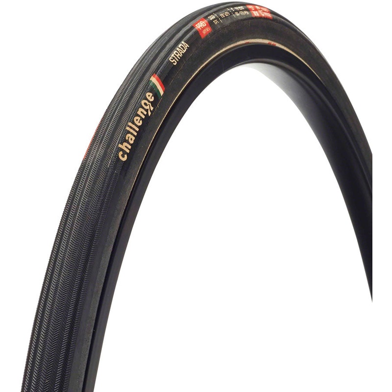 Challenge Strada Pro Tire – 700 x 27 Clincher Folding Black Handmade