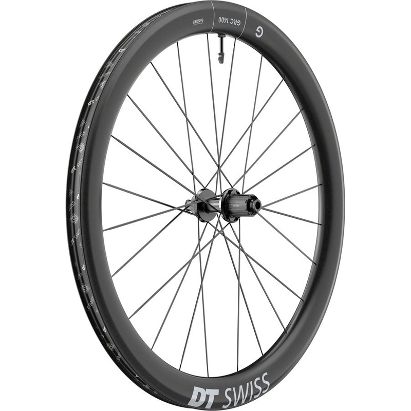 DT Swiss GRC 1400 DICUT 50 Rear Wheel – 700c 12 x 142mm Center-Lock HG 11 Road Ratchet EXP 36 BLK