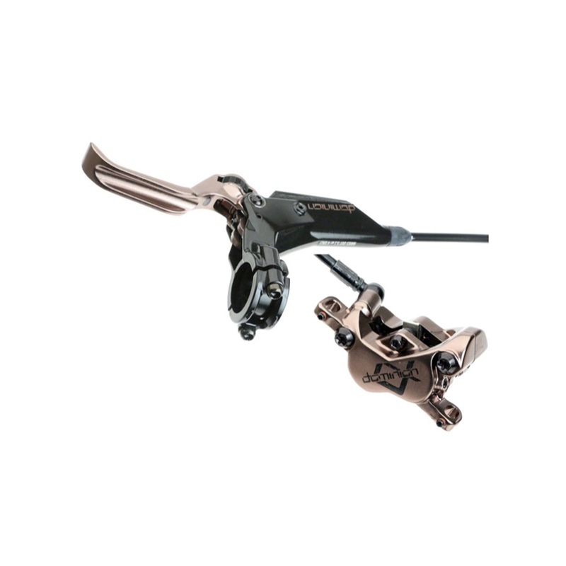 Hayes Dominion A4 Disc Brake and Lever – Rear – Black-Bronze