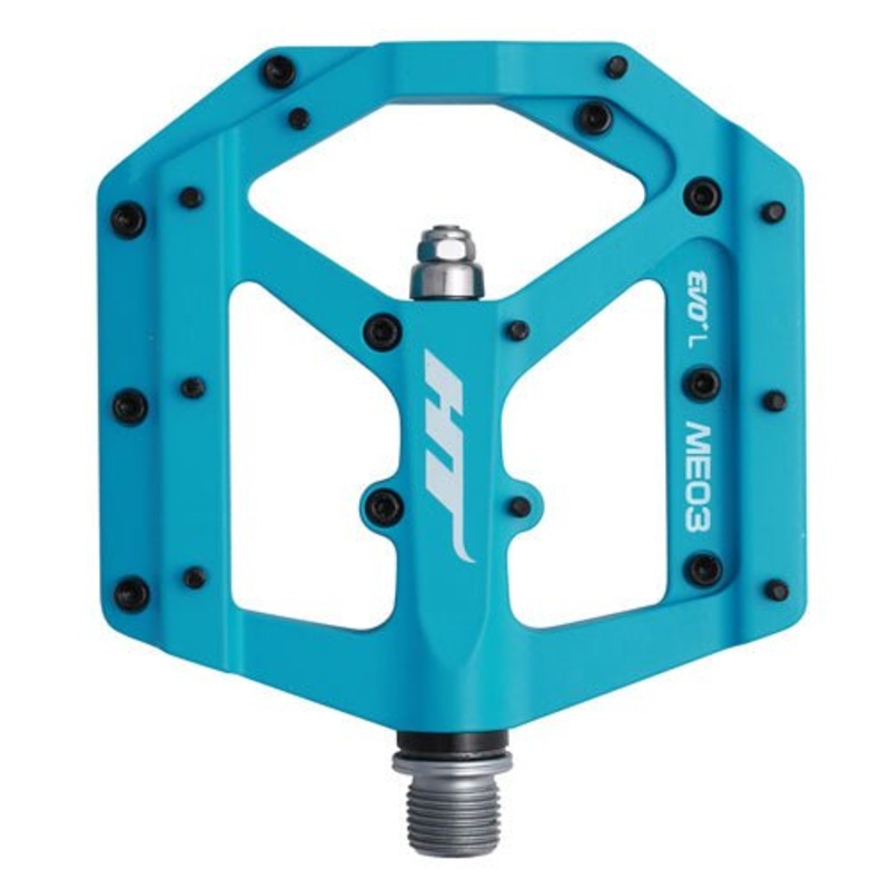 HT Pedals ME03 Evo+ Platform Pedals CrMo – Matte Blue