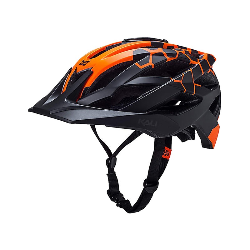 Kali Lunati Sting MTB Helmet – Matt Orange-Black