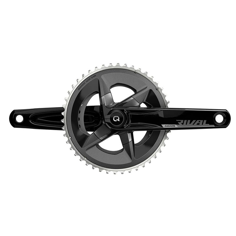 SRAM Rival AXS Crankset Quarq Power Meter – 160mm 12-Speed 48/35t Yaw 107 BCD DUB Spindle Interface BLK D1