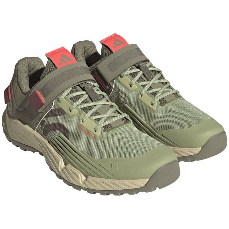 Trailcross Mountain Clipless Shoes – Womens Magic Lime/Quiet Crimson/Orbit Green 8.5