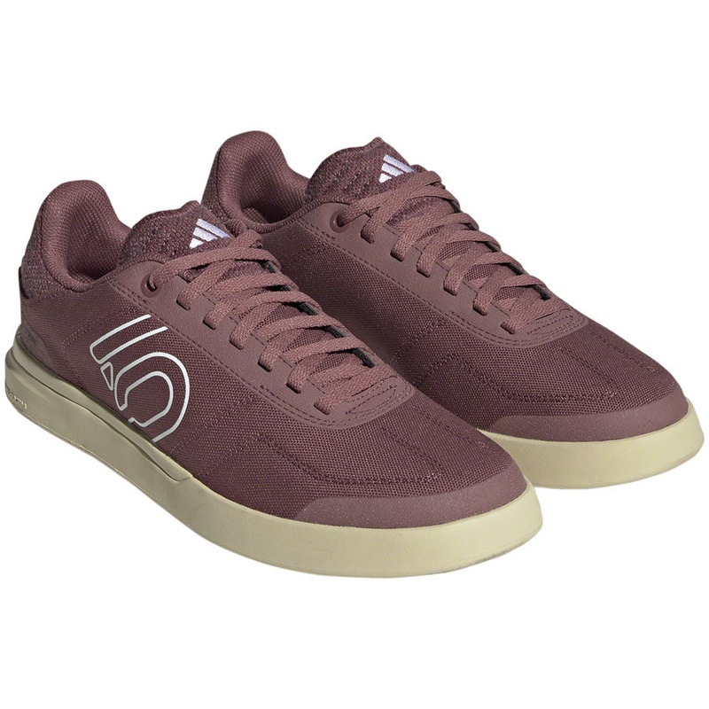 Five Ten Sleuth Deluxe Canvas Flat Shoes – Womens Quiet Crimson/Ftwr White/Core BLK 7