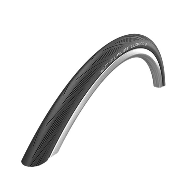 Schwalbe Lugano II Tire – 700 x 23, Clincher, Folding, Black, K-Guard
