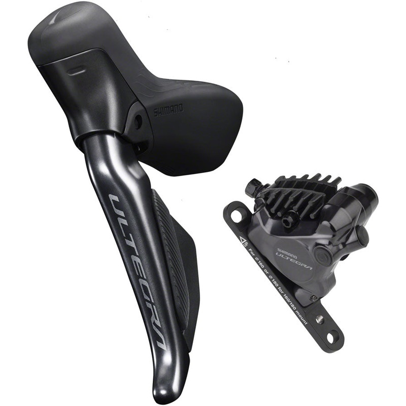 Shimano Ultegra ST-R8170F Di2 Shift/Brake Lever BR-R8170 Hydraulic Disc Brake Caliper – Left/Front 2x Flat Mount BLK