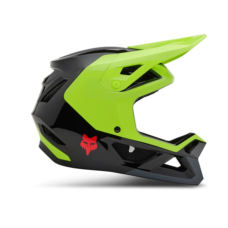 Fox Racing Rampage Full Face Helmet – Barge – Youth – Flo Yellow
