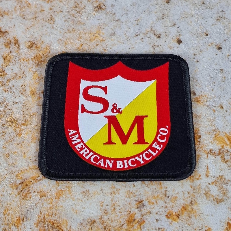 S&M Bikes Square Shield Patch