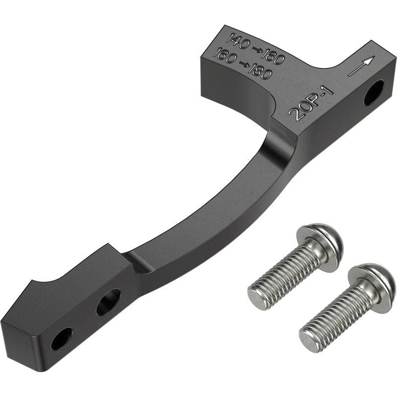 SRAM Post Bracket 20 P 1 Disc Brake Adaptor – For 160mm and 180mm Rotors Only Includes Bracket and Stainless Steel Bolts