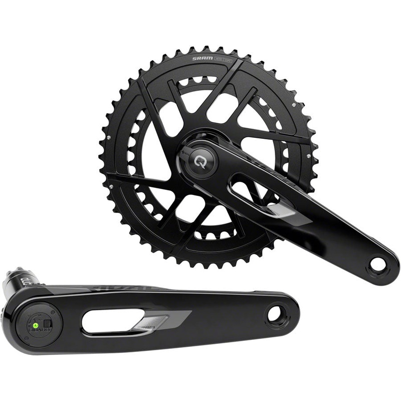 SRAM Rival AXS Power Meter Crankset – 175mm 12-Speed 48/35t 8-Bolt Direct Mount DUB PM Spindle BLK E1