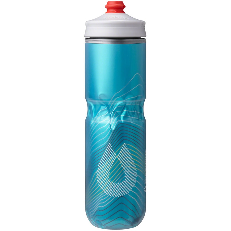 Hydrapak Polar Surge Ascent Insulated Water Bottle – 24oz Blue