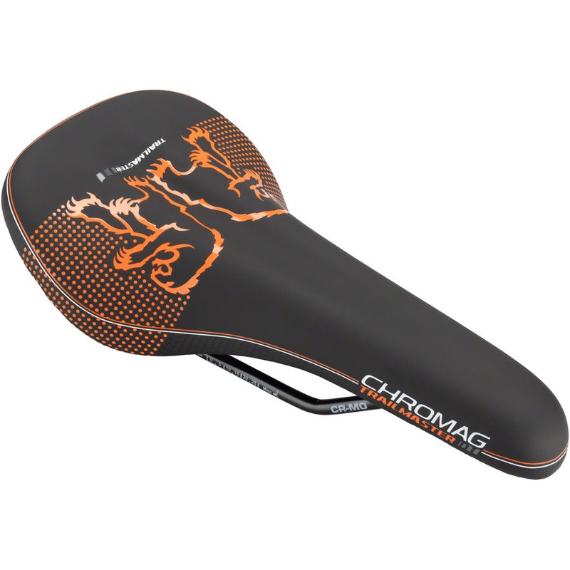 Chromag Trailmaster DT Saddle 280 x 135mm 305g Black/Orange