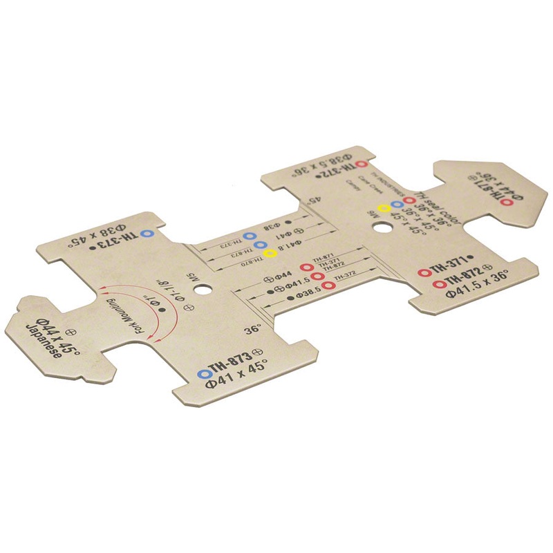 FSA Headset Guide Tool For Determining Bearing Fitment, All Current standards