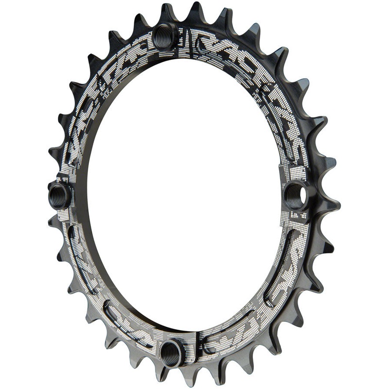 RaceFace Narrow Wide Chainring: 104mm BCD 30t Black